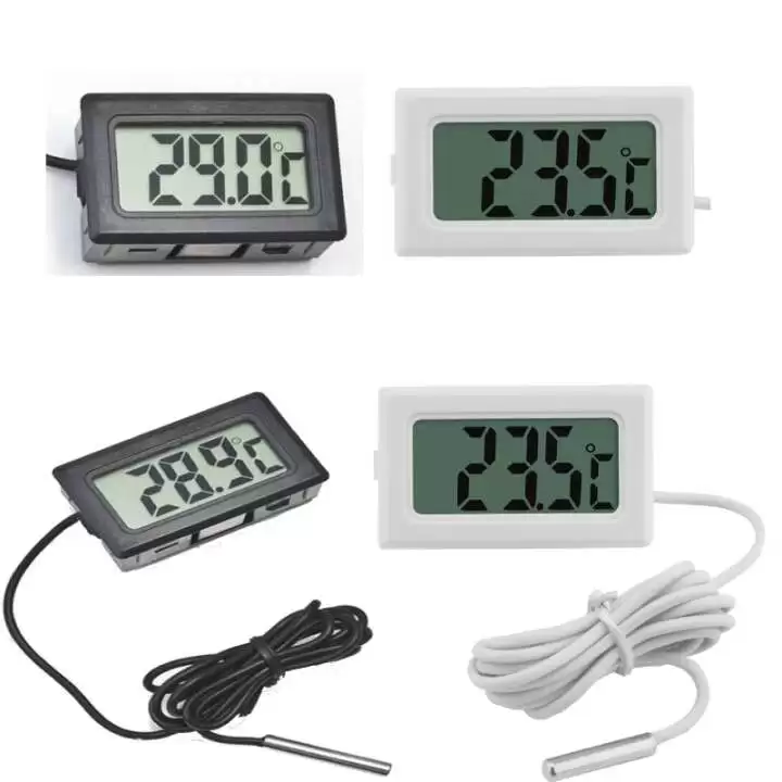 Digital Thermometer Sensor LCD Display-Waterproof Probe FY-10 (Not Including Batteries)