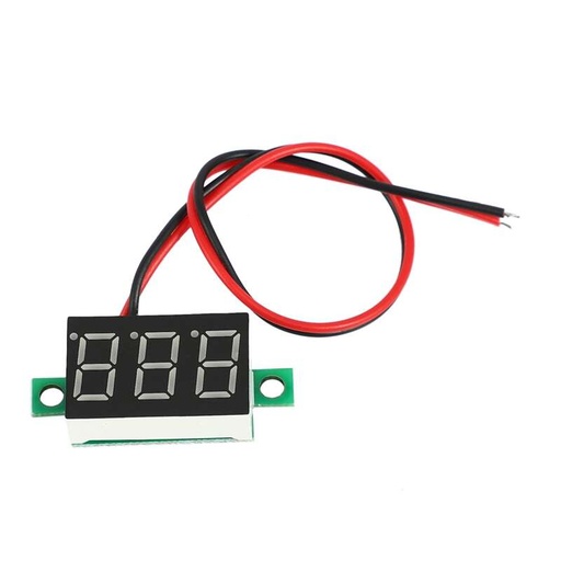 Digital Voltmeter Red Display 0.36 Inch 4.5-30VDC Module (2 Wire)