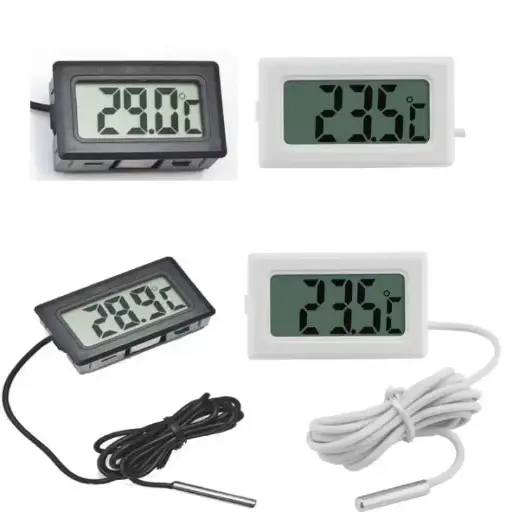 Digital Thermometer Sensor LCD Display-Waterproof Probe FY-10 (Not Including Batteries)